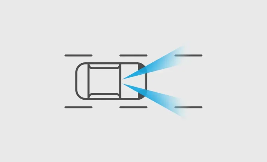 Alerta inteligente e assistente de prevenção de mudança de faixa (LDW+LDP)